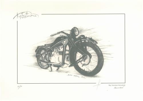 Historická motorka BMW R2