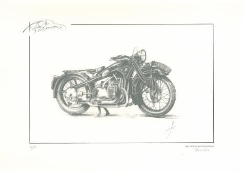 Veterán motocykl BMW